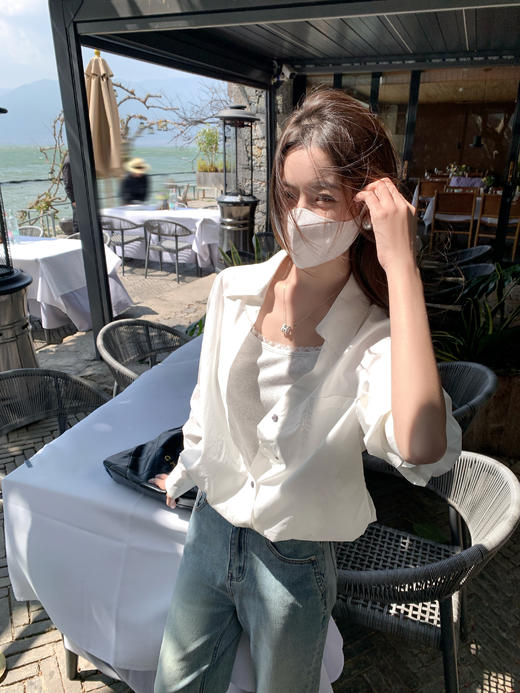 <曾小咸推荐>现货秒杀 ！微信超特价！假两件长袖衬衫 日常159.99 立减80 秒杀79.99！ 商品图14