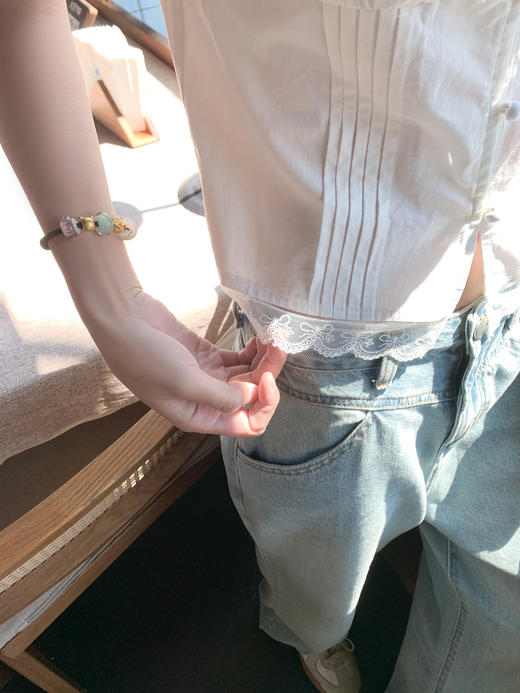 <曾小咸推荐>现货秒杀！泡泡袖短款衬衫 日常149.99 立减80 秒杀69.99！ 商品图14