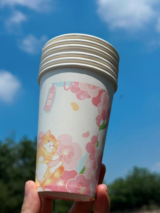 糗糗庄园一次性加厚纸杯 商品图5