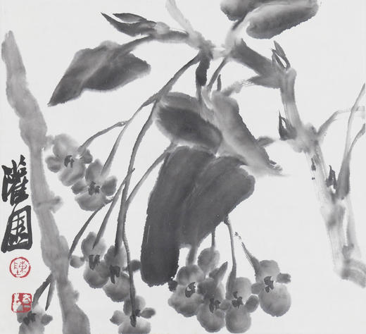 陈太一《凤仙花》国画原作33CM*33CM 手绘宣纸花鸟作品 商品图1