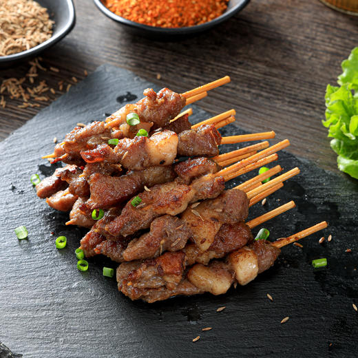 食岛部落安格斯牛肉串/草原羊肉串 200g/袋（16串左右） 商品图11