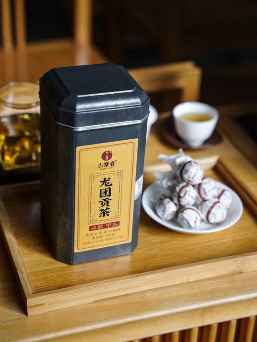 10月4日中午12点【龙团贡茶那罕龙珠】2023年古树春茶龙珠甄选46号茶农核心产区品质普洱茶生茶小龙珠70克/罐 商品图4