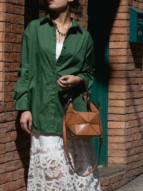 明治真皮水桶包高级感手提单肩斜挎包