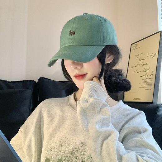 【潮牌刺绣字母棒球帽】百搭软顶鸭舌帽男 超大头围显脸小帽子女 商品图11