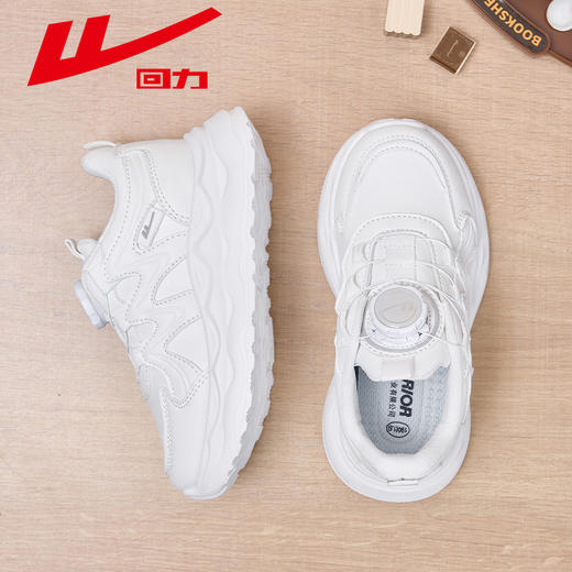 回力童鞋儿童校园运动鞋女童2025夏季新款皮面软底中大童跑步鞋子	WZ(CL)-0726 商品图1