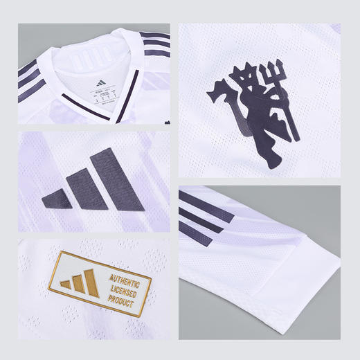 小李子阿迪达斯25/26赛季曼联球员版客场长袖球衣成人男足球服JP3023 商品图3