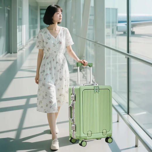 热卖！高颜值！能装/抗摔/ 耐造！SAIKIT 6605多功能行李箱 拉杆箱 拉链款/铝框款 轻便出行 多种尺寸可选 商品图4