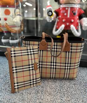 女款格紋托特包007