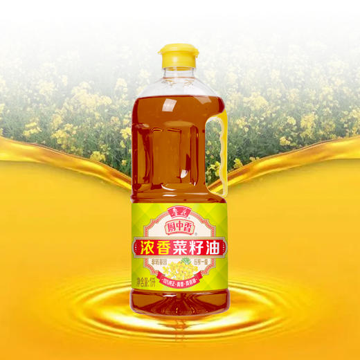 鲁花厨中香浓香菜籽油1L非转基因压榨一级 商品图2