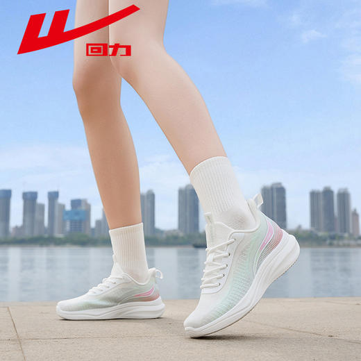 回力女鞋运动鞋2025新款夏季透气网面鞋轻便缓震女款学生跑步鞋WXY(JS)-1742 商品图8