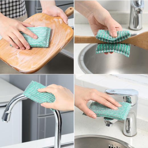 【批发】美丽雅炫彩百洁布3个装 商品图5