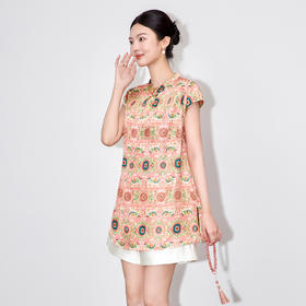 「高货wl」全新升级【铂金会员312/天猫419/差价107】(00142)洛诗琳香云纱新中式国风提花衬衫2025夏季立领盘扣上衣女