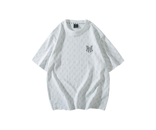 PNJ满印短袖K3H2006T恤复古潮牌夏季新款 商品图0