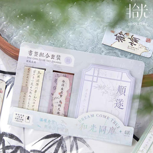 拾光顺遂无虞磁性书签套装（图案随机） 商品图1