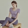 瑜伽服女2025夏季新款时尚运动上衣跑步训练健身服短袖套装 商品缩略图1