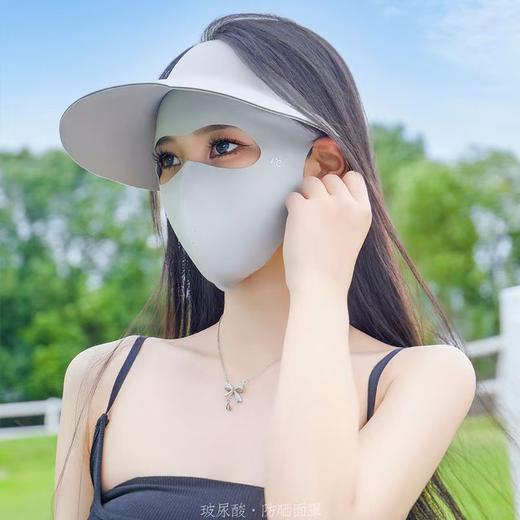 买一送一！【额头包裹，全脸防晒！】新玻尿酸防晒面罩 脸基尼面纱口罩 全脸防紫外线遮阳神器 女冰丝脸罩-QA 商品图6