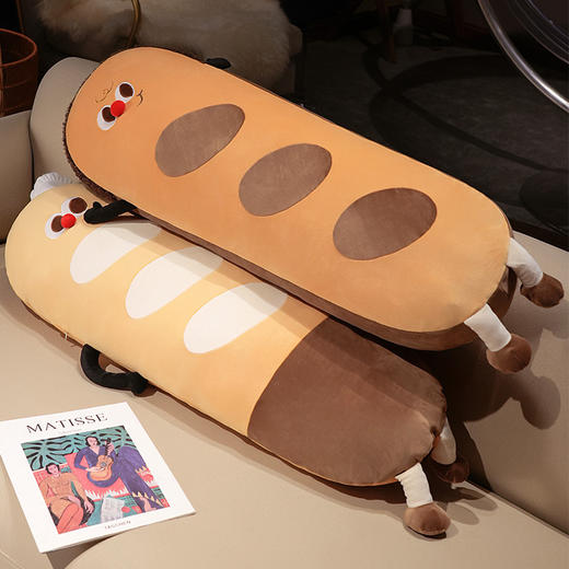 自然醒趣味法棒长条睡觉抱枕夹腿女生睡觉沙发靠枕孕妇侧睡靠垫大枕头QYL 商品图13