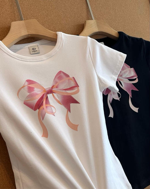 原价88特价ronron蝴蝶结正肩T恤071901 商品图7