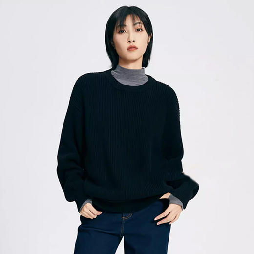 simplepieces男女同款冬季SPS毛衣懒人纯棉针织衫 商品图2