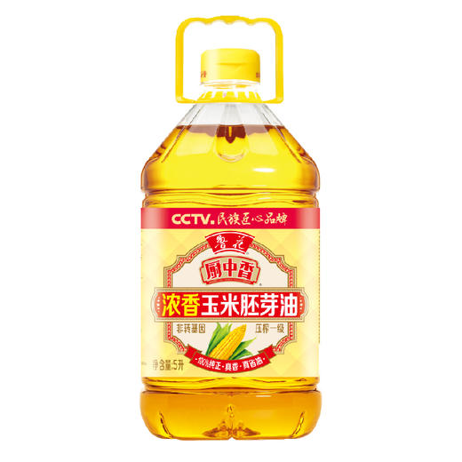 鲁花厨中香浓香玉米胚芽油5L非转基因压榨一级 商品图0