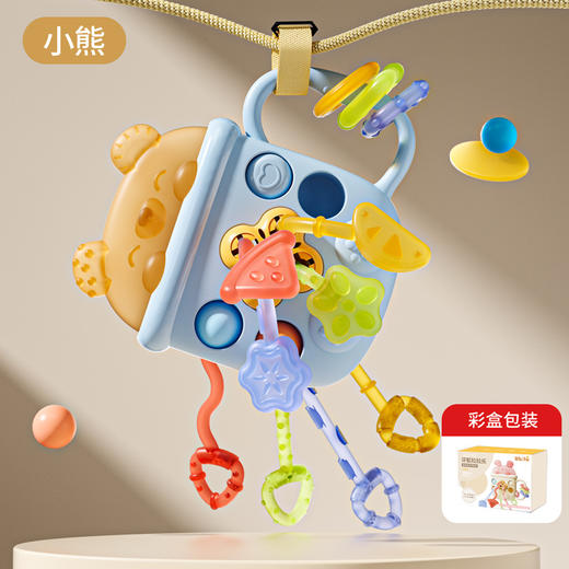 【牙胶，拉拉乐，抓握三合一！】婴儿玩具0-1岁奶瓶拉拉乐 宝宝6个月以上 抽抽乐益智早教幼儿童玩具-QA 商品图5