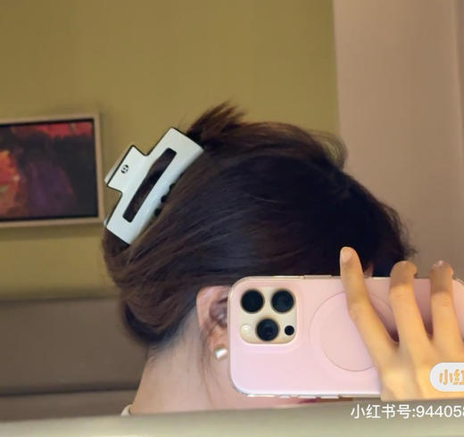 纯原lulu超大醋酸发夹鲨鱼夹071904 商品图3