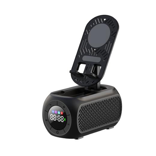 热卖中！！【塞尔兰斯】五合一便携式支架K歌麦克风音箱Z1（手机支架+蓝牙音箱+收音机+K歌套装+应急电源） 商品图4