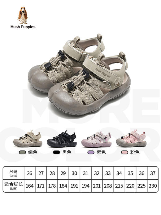 暇步士儿童夏季镂空溯溪凉鞋HP5705005沙滩鞋 商品图5