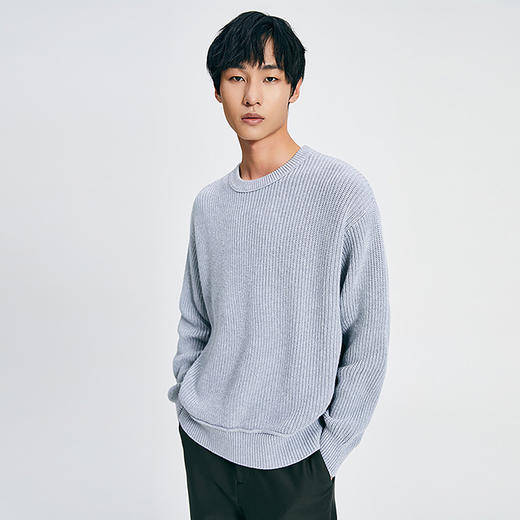 simplepieces男女同款冬季SPS毛衣懒人纯棉针织衫 商品图5