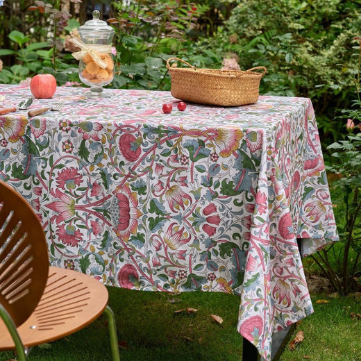 【英国Morris经典花鸟图案桌布】高克重厚实面料，真防水+高贵华丽垂感 商品图4