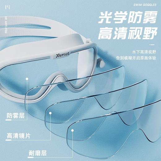 泳镜女防水防雾高清近视度数专业游泳眼镜男士大框成人泳帽套装备 商品图1