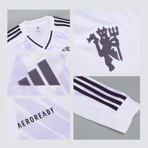 小李子ADIDAS阿迪达斯25/26赛季曼联球迷版客场长袖球衣足球服JP3025 商品图3