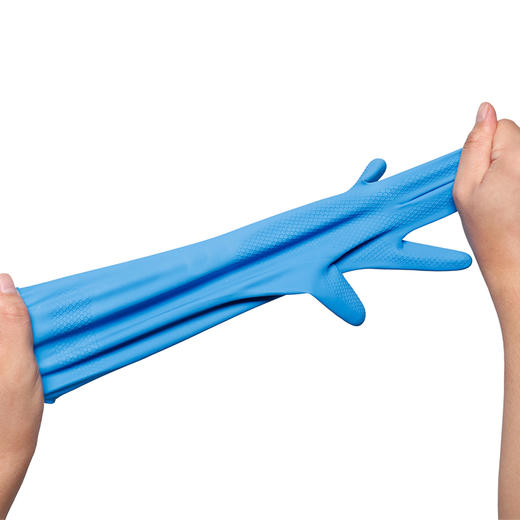美丽雅加厚乳胶家务手套掌宽8X长30cm 1双/包 商品图1