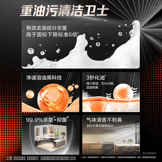 MM 山姆 洁劲100 厨房重油污净 500g*4 商品图6