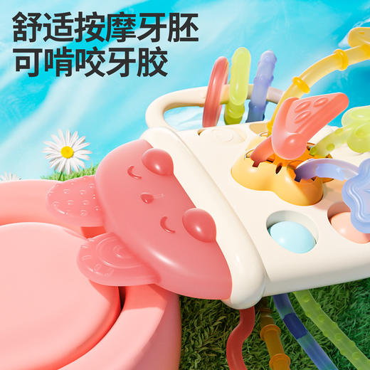 【牙胶，拉拉乐，抓握三合一！】婴儿玩具0-1岁奶瓶拉拉乐 宝宝6个月以上 抽抽乐益智早教幼儿童玩具-QA 商品图1