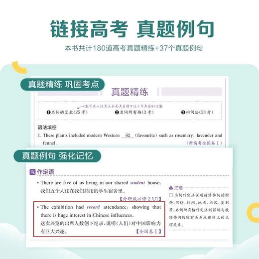 2026星火英语高中英语语法全解高考语法大全真题例句语法专练 商品图3