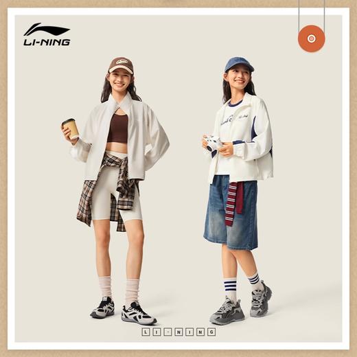 李宁运动风衣女2025新款运动生活开衫长袖外套秋季休闲 AFDV694 商品图3