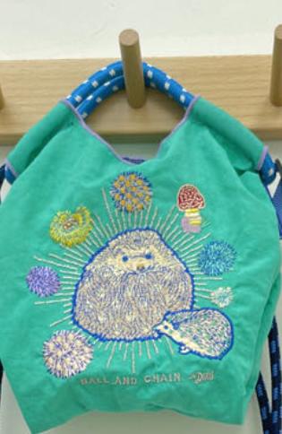 💥Mini（送肩带）20×18×13cm♥️去年卖了2万单🔥 日本🇯🇵 出游野餐必备，🌸几乎0售后【高圆圆同款ball chain日系购物袋】🎊每个颜色画风都充满少女感 商品图6