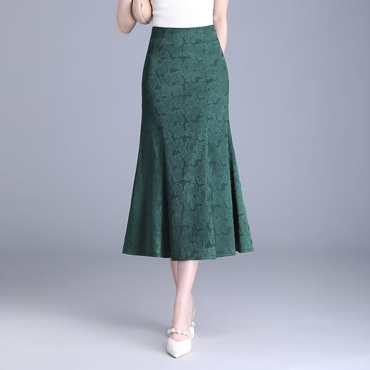 【预售3天】PY 新款印花包臀鱼尾裙四季百搭 &WM6808 商品图0