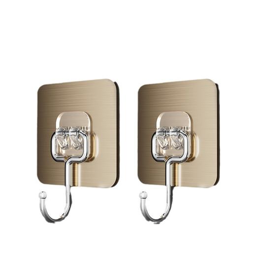 无痕挂钩 强力粘胶贴浴室免打孔 多功能子母扣厨房透明帽子挂勾粘钩 商品图4