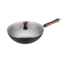 苏泊尔（SUPOR）精铁真不锈炒锅无涂层爆炒锅锤纹物理防粘    HC32JT2    32CM