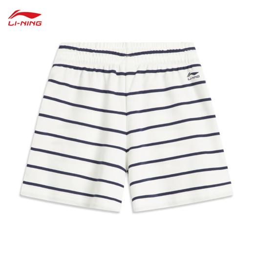 李宁（LI-NING）运动短裤女2025秋季新款潮流针织短裤舒适卫裤AKSV452 商品图1