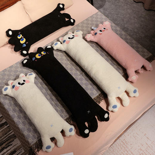 自然醒举小手大眼仔长条抱枕睡觉夹腿专用靠垫床上床缝填充神器大圆柱可拆洗QYL 商品图9