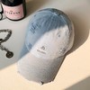 【破洞字母刺绣棒球帽子】百搭春夏新款 韩系大头围蓝色软顶鸭舌帽  商品缩略图13