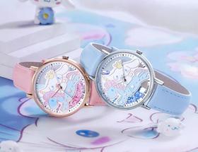 芙芙狗铃兰梦境金属镂空手表礼盒装（图片仅供参考，请以实物为准）