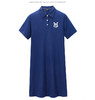 PNJ纯棉刺绣LOGO连衣裙PK3F8008时尚休闲简约POLO裙 商品缩略图3