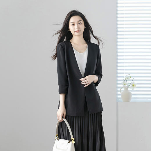 火桐hooton25姆米弹力重绉西装外套YT6176 商品图0