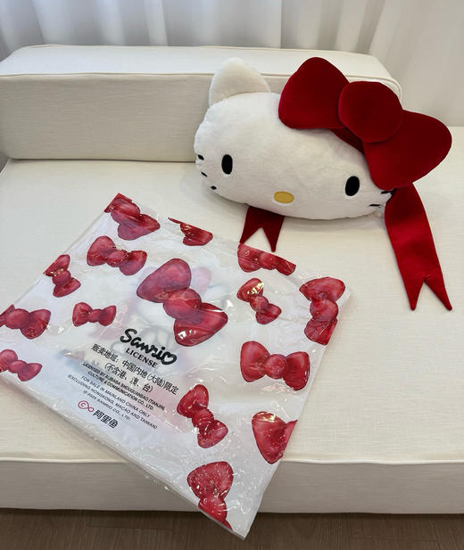 野兽家&hello kitty联名抱枕盖毯071903 商品图5