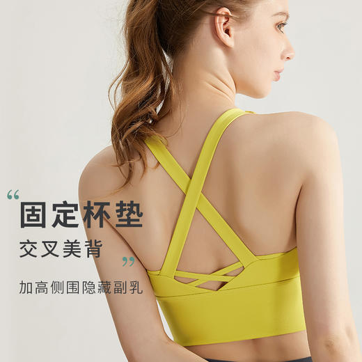 「lulu同款」SIIJJEYY枝辑 夏季高强度前拉链运动内衣/长款美背运动内衣/交叉瑜伽裤 商品图2
