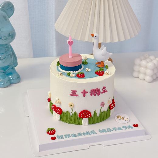三十鹅立卡通蛋糕-低糖处理无添加 商品图5